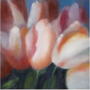Work: Ross Bleckner Z 6 Tulips; edition of 50