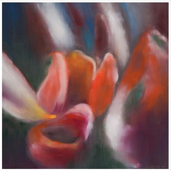 Work: Ross Bleckner Z 5 Tulips; edition of 50