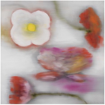 Work: Ross Bleckner Z Light Flower (C.T.); edition of 50