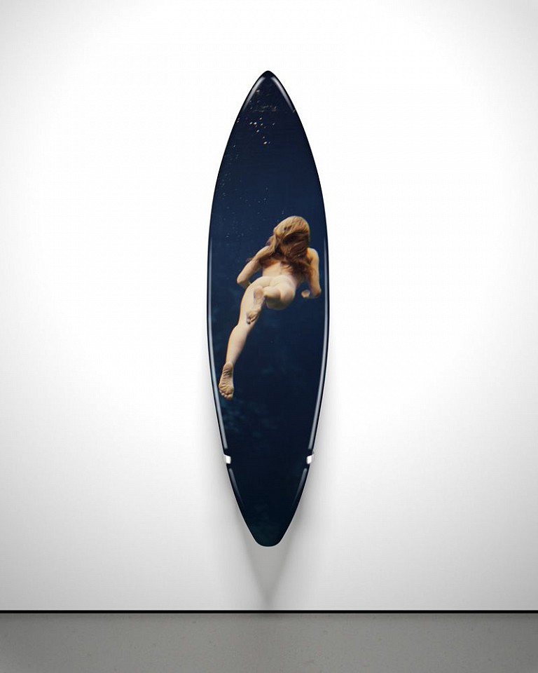 Michael Dweck, Z Mermaid 115 - Merci Louis Boutan, edition of 3, 2015
archival pigment on fabric on handshaped polyurethane foam, polyester resin, 78 x 21 x 2 in.
DWEC00016