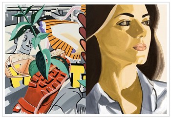 Work: David Salle Z Verdiana with Hearts; edition of 50