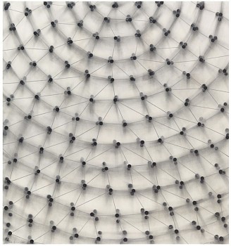 Ross Bleckner - Z Dome (gray); edition of 40