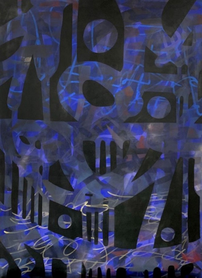 JM Rizzi, Elegy Black and Blues, 2021
Mixed media on canvas, 48 x 32 in.
RIZZ00015