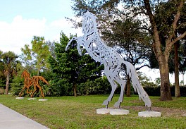 Wendy Klemperer News: TOWN OF DAVIE PARTNERS WITH BROWARD COUNTY TO INSTALL THE â€œSILHOUETTE HERDâ€ PUBLIC ART PIECE located at Pine Island Pocket Park, January 13, 2022