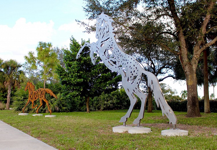 Wendy Klemperer News: TOWN OF DAVIE PARTNERS WITH BROWARD COUNTY TO INSTALL THE â€œSILHOUETTE HERDâ€ PUBLIC ART PIECE located at Pine Island Pocket Park, January 13, 2022