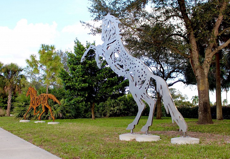 Wendy Klemperer News: TOWN OF DAVIE PARTNERS WITH BROWARD COUNTY TO INSTALL THE "SILHOUETTE HERD"Â PUBLIC ART PIECE located at Pine Island Pocket Park, January 13, 2022