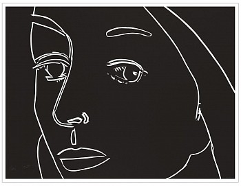 Alex Katz - Z Ada (black); edition of 150