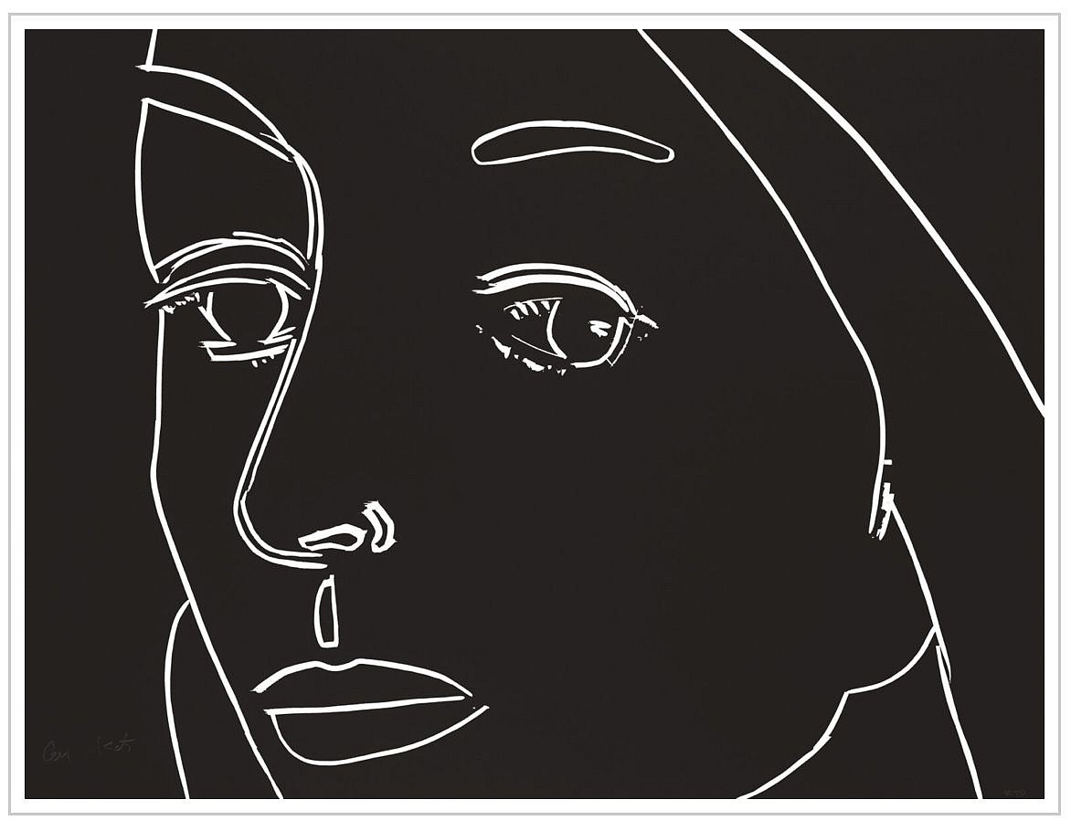 Alex Katz, Z Ada (black); edition of 150, 2022
1 color woodcut on Somerset Satin White 300 gsm paper, 23 1/2 x 18 in.
KATZ00088
$6,000