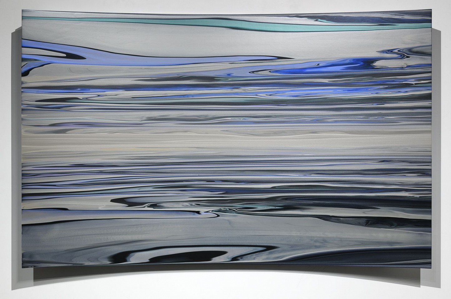 Andy Moses, Geomorphology 1603, 2022
Acrylic on canvas over concave wood panel, 57 x 90 in.
MOSE00001
$48,000