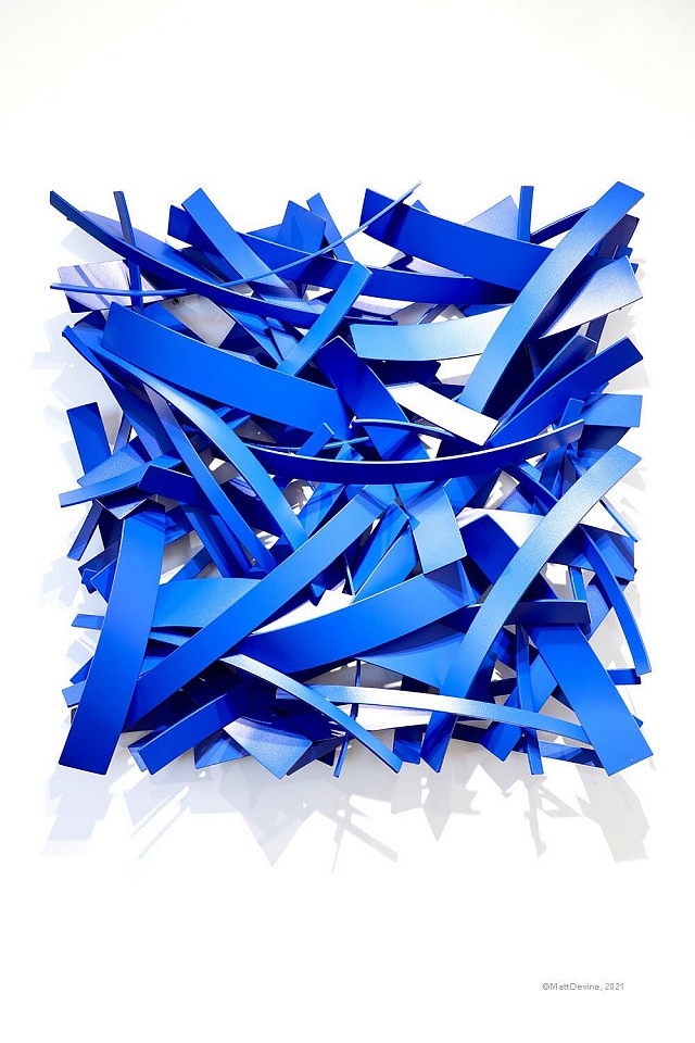 Matt Devine, Z 1919 blue, 2021
Aluminum with powder coat, 36 x 36 x 7 in.
DEVI00004