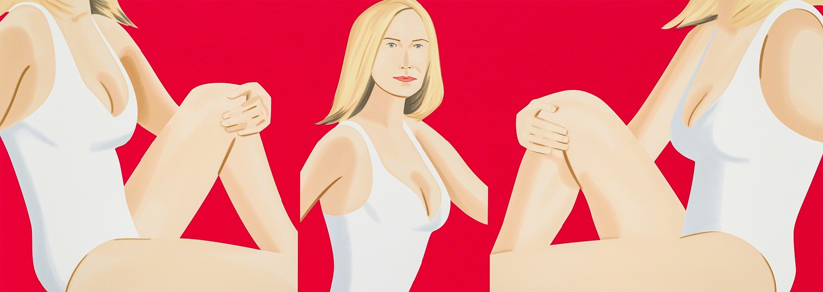 Alex Katz, Coca Cola Girls 9; edition 38/60, 2019
26-color silkscreen on Saunders Waterford High White HP 425 gsm fine art paper, 36 x 102 in.
KATZ00073