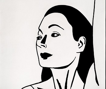 Alex Katz - Z Laura 2; edition of 40