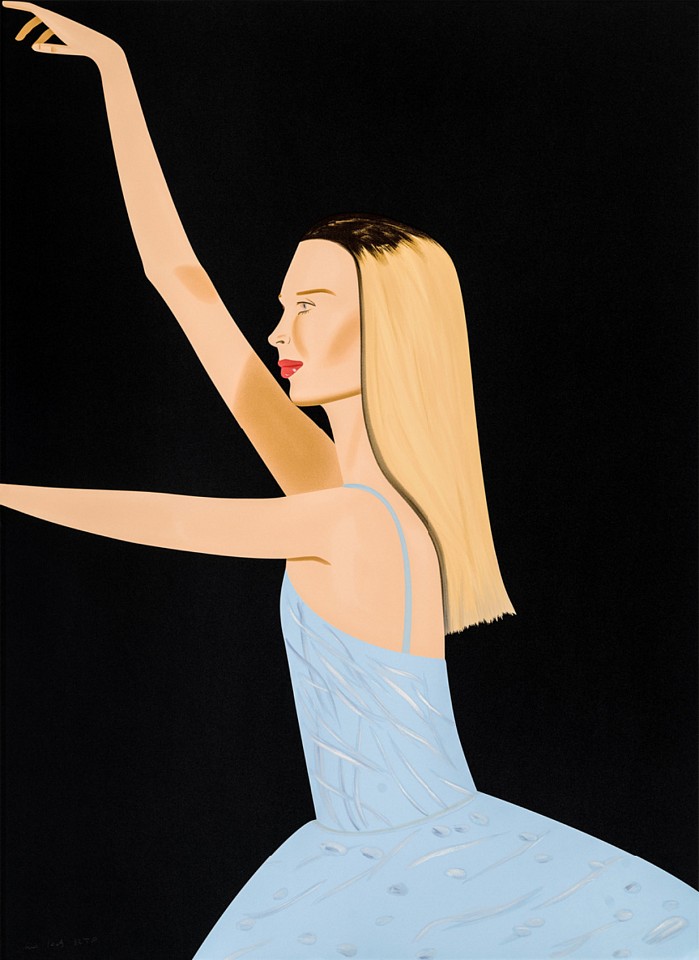 Alex Katz, Z Dancer 2; edition of 60, 2019
silkscreen in colors  on Saunders Waterford HP High White 425 gsm paper, 60 x 44 in.
KATZ00026
$18,000