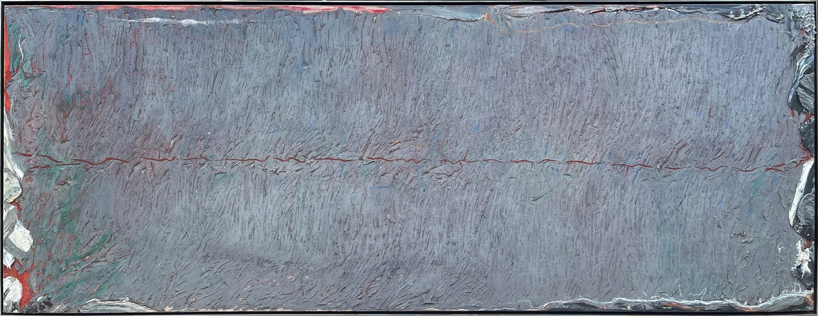 Stanley  Boxer (Estate), Wreathedplungeofpoppyslather, 1978
Oil and mixed media on canvas, 36 x 96 in.
BOXE00192