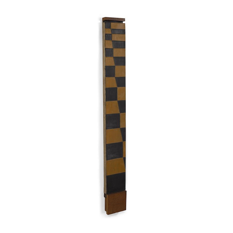 Richmond Burton, Untitled, 1990
oil on linen with wood, 55 1/2 x 6 5/8 in.
BURT00001
$5,000