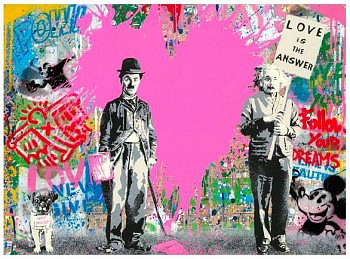 Work: Mr. Brainwash Juxtapose