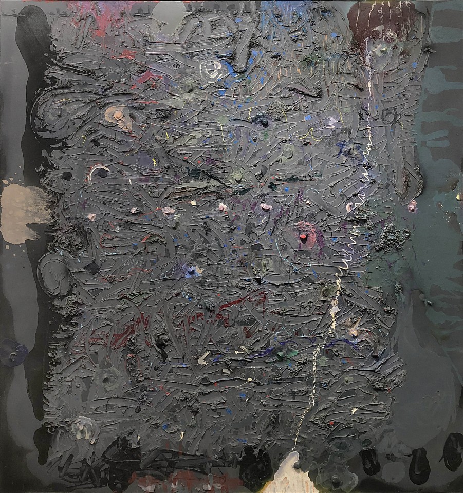 Stanley  Boxer (Estate), Plashofmoon, 1988
Oil and mixed media on canvas
BOXE00189
