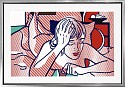 Roy Lichtenstein, Thinking Nude; State I; edition AP 6/6
1994, Relief print on BFK Rives mold-made paper