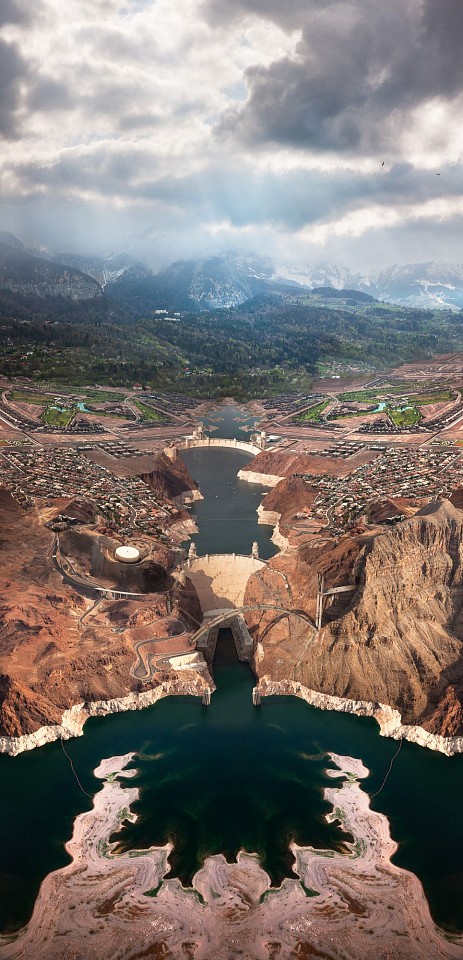 Tom Leighton, Hoover Dam; edition of 5, 2010
C-type digital print, perspex mounted, 48 1/8 x 23 1/4 in.
LEIG00052
$5,000