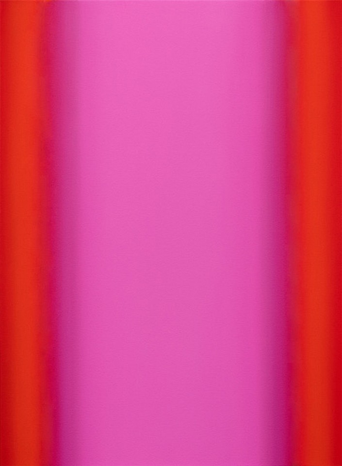 Ruth Pastine, Magenta Red (Rise Series), 2023
Oil on canvas on beveled stretcher, 40 x 29 1/2 x 2 in.
PAST00006