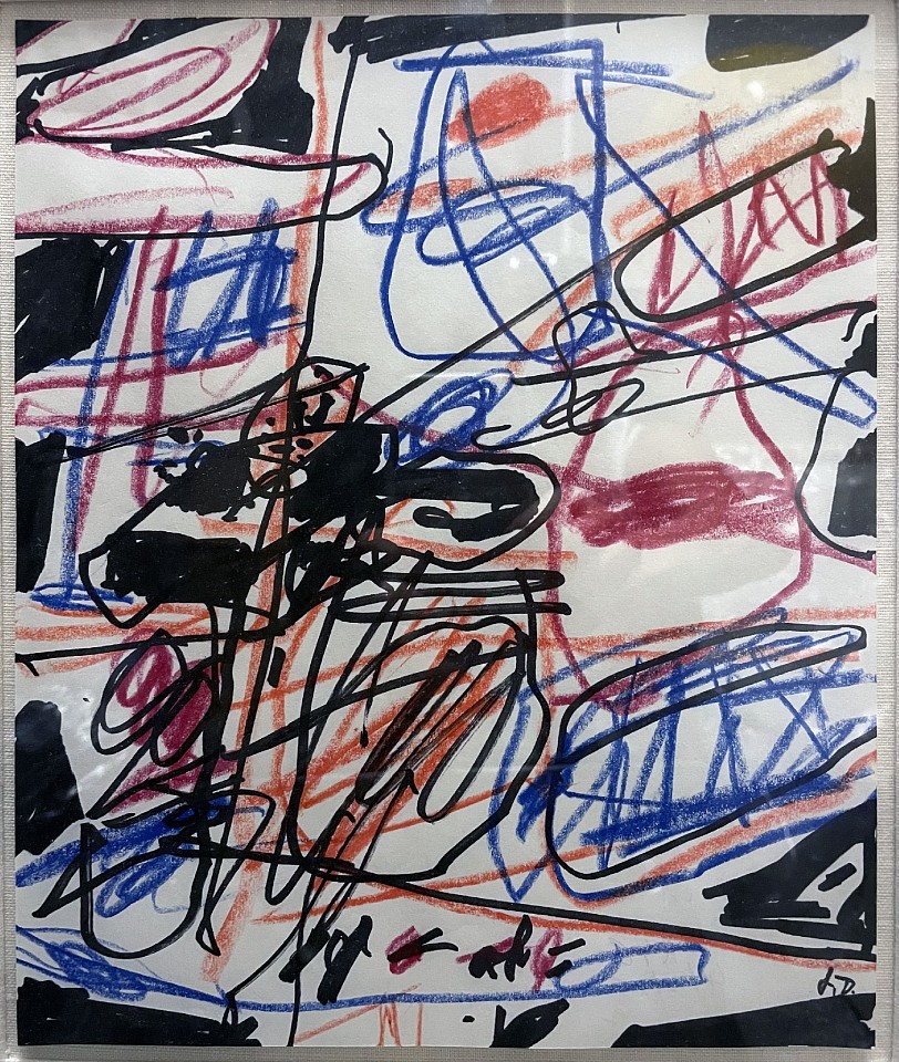 Jean Dubuffet, Activation XLVI, 1985
Felt tip pen and colored wax crayon on paper, 10 3/8 x 8 1/4 in.
DUBU00007