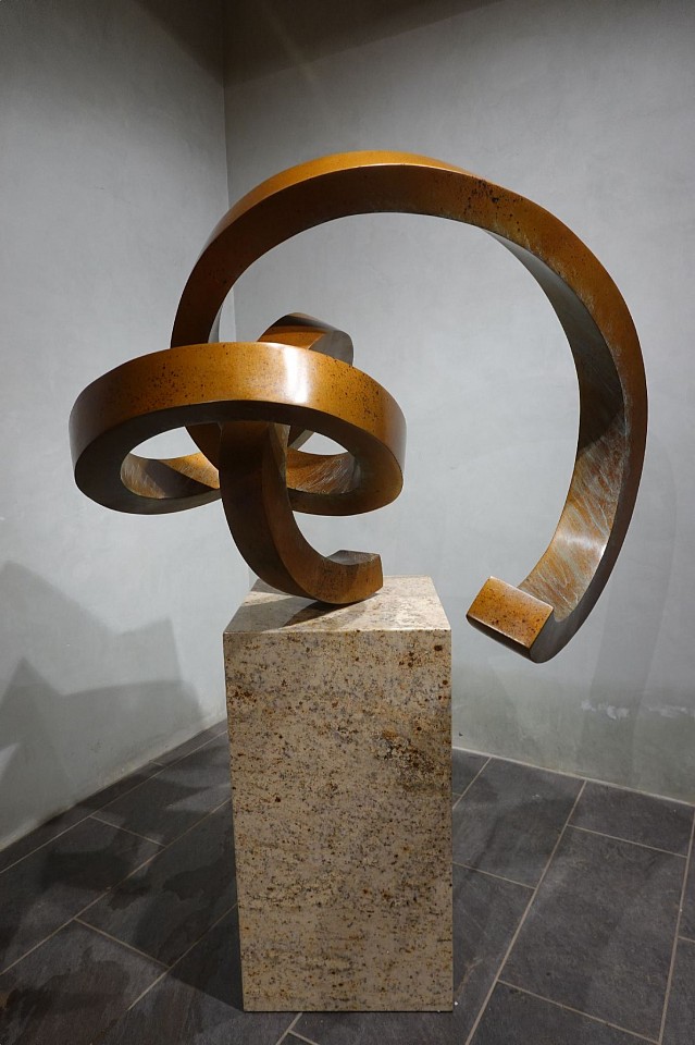 Gino Miles, ZZ Haywire, 2023
Bronze on granite base, 36 x 44 x 4 inches on 30 x 16 x 16 inch base  
MILE00070
$48,000