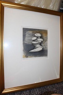 Henry Moore, Mother and Child XVIII; edition PLXVII 34/65
Etching, aquatint and roulette in three colors, 20 1/2 x 17 1/4 in.
MOOR00007
