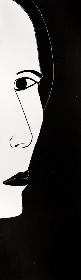 Alex Katz, Z Nicole, edition of 12, 2023
1 color linocut on Somerset white 500 gsm, 119 x 36 in.
KATZ00116
$15,000