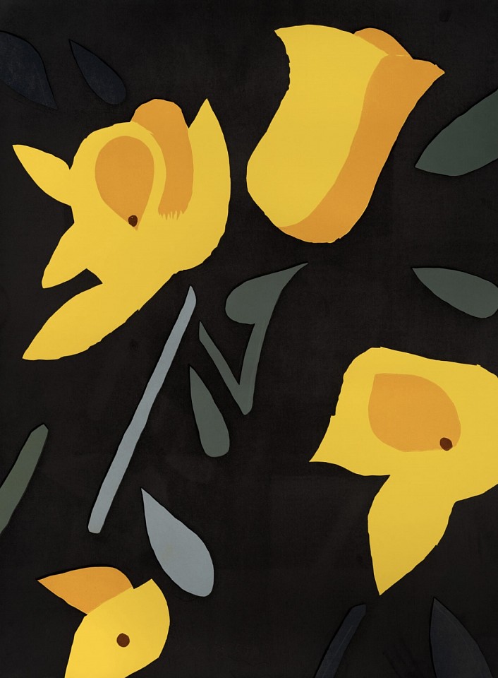 Alex Katz, Z Freesia, edition of 75, 2023
7 color linocut on Somerset white 500 gsm, 47 1/2 x 35 1/2 in.
KATZ00119