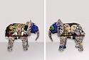 Metis Atash, Elephant You Are My Sunshine II
2021, Resin, acrylic paint and 20,000 Swarovski crystals