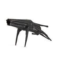 A limited-edition bronze sculpture by Lynn Chadwick titled Lion II (C49) (1986), featuring an abstract, geometric representation of a lion with angular legs and a structured body. This modernist bronze artwork is part of an edition of 5/9 and is ideal for