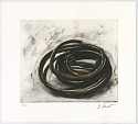 Bernar Venet, Effrondrement Lignes Indéterminées (Print 6, from the suite of 6), edition of 40
2022, Etching