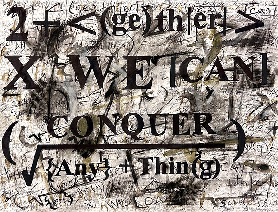 Gabriel Delgado, Together We Can Conquer Anything, 2023
Acrylic and Mixed Media on Strathmore Watercolor Paper, 22 x 30 inches (paper) / 30 x 37.5 inches (framed)
DELG00003
$9,000