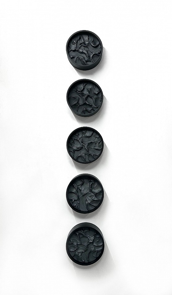 Kx2 Ruth Avra & Dana Kleinman, Caspersen Beach, 2025
aluminum with powder coat, acrylic and mixed media on panel, dimensions variable - 10.5"" diameter x 3.5"" depth each
Kx200081