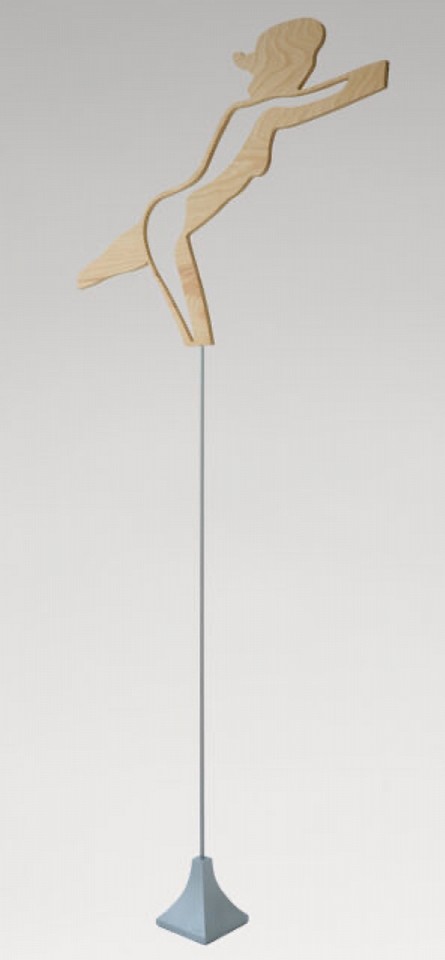 Alex Katz, Dancer 3 on Rod; edition 8/15, 2022
Marine plywood figure mounted to aluminum rod and base, 72 x 32 x 5 1/2 in.
KATZ00172
$20,000