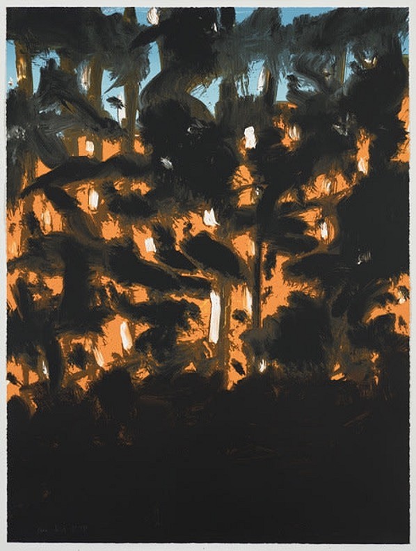 Alex Katz, Sunrise, edition 24/70, 2021
Lithograph, woodcut and silkscreen on paper, 46 x 34 1/2 in.
KATZ00176