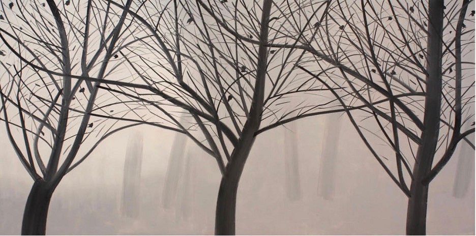 Alex Katz, Winter Landscape 2, 2007
39 1/4 x 20 in.
KATZ00183
