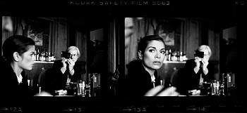 Harry Benson - Andy Warhol and Bianca Jagger, The Factory, NYC; edition of 35