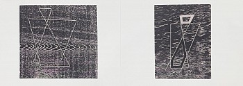 Josef Albers -&nbsp;Wood / Water: Portfolio 2  Folder 20; from Formulation Articulation; edition 238/1000