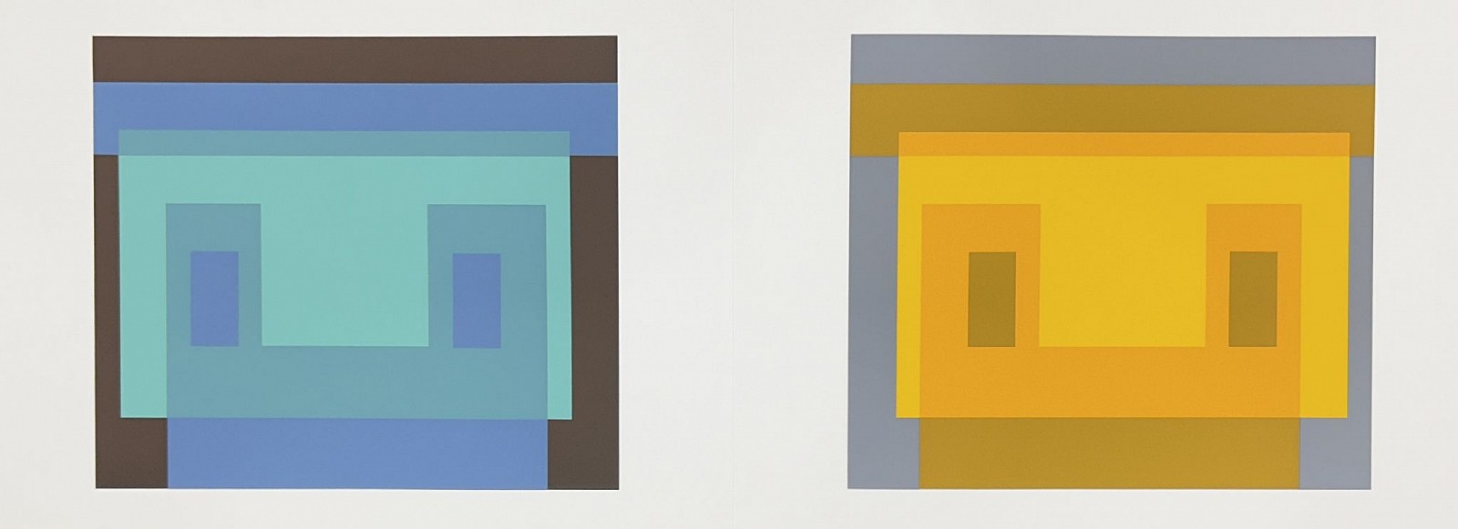 Josef Albers, Variant: Portfolio 2  Folder 9; from Formulation Articulation; edition 238/1000, 1972
screenprint on Mohawk Superfine Bristol paper, 15 x 40 in.
00043