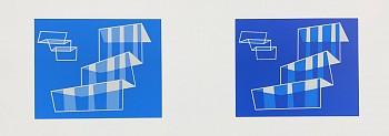 Josef Albers -&nbsp;Steps: Portfolio 1  Folder 1; from Formulation Articulation; edition 238/1000