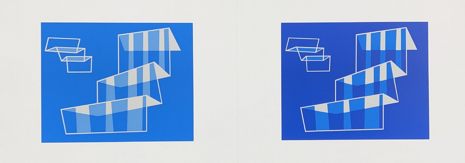 Josef Albers, Steps: Portfolio 1  Folder 1; from Formulation Articulation; edition 238/1000, 1972
screenprint on Mohawk Superfine Bristol paper, 15 x 40 in.
00002
