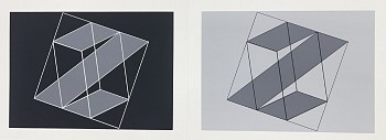 Josef Albers -&nbsp;Prism: Portfolio 2  Folder 16; from Formulation Articulation; edition 238/1000