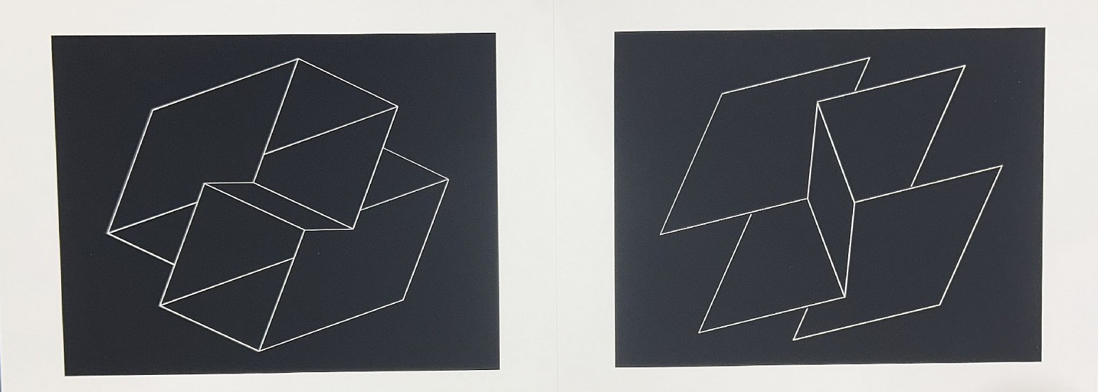 Josef Albers, Linear Constructions: Portfolio 2  Folder 10; from Formulation Articulation; edition 238/1000, 1972
screenprint on Mohawk Superfine Bristol paper, 15 x 40 in.
00044