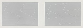 Josef Albers -&nbsp;Linear Constructions: Portfolio 1  Folder 12; from Formulation Articulation; edition 238/1000