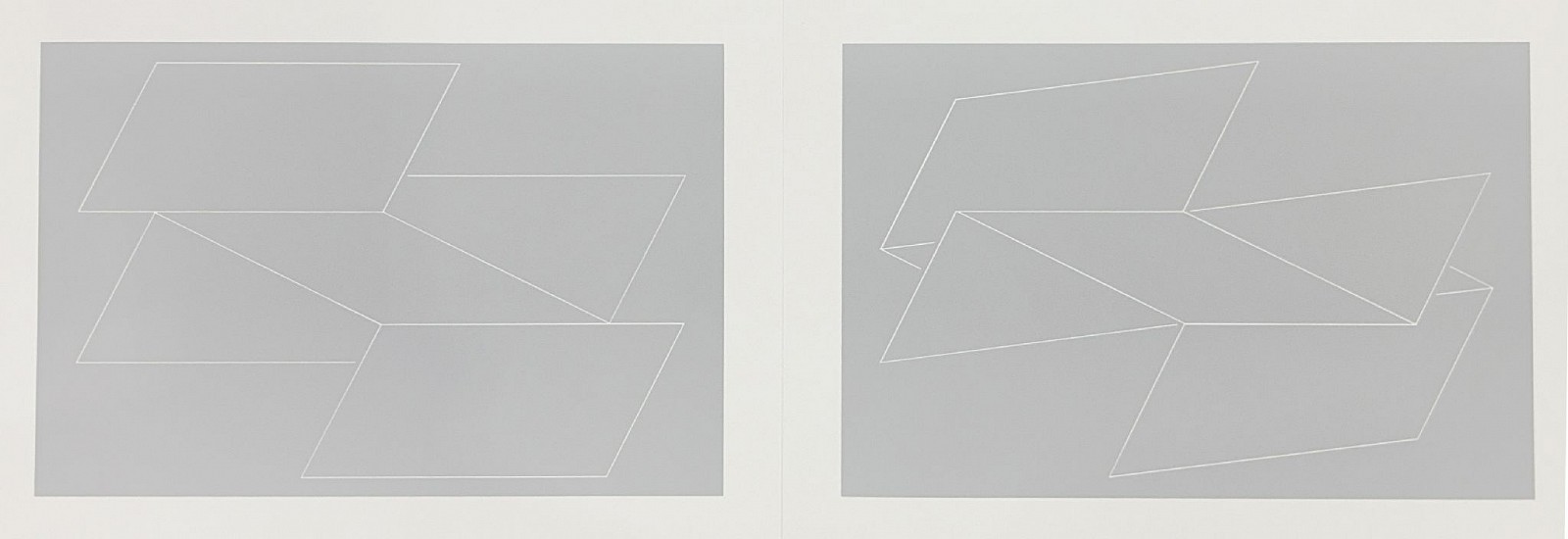 Josef Albers, Linear Constructions: Portfolio 1  Folder 12; from Formulation Articulation; edition 238/1000, 1972
screenprint on Mohawk Superfine Bristol paper, 15 x 40 in.
00013