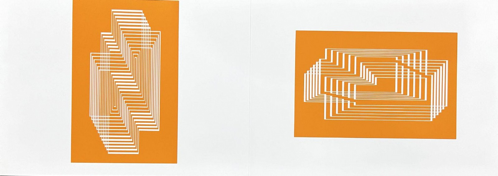 Josef Albers, Graphic Tectonic (Synopsis / Syntax): Portfolio 1  Folder 31; from Formulation Articulation; edition 238/1000, 1972
screenprint on Mohawk Superfine Bristol paper, 15 x 40 in.
00032