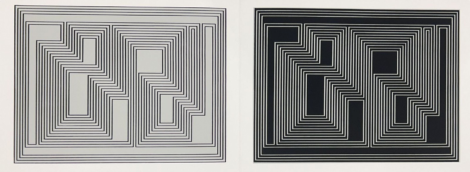 Josef Albers, Graphic Tectonic (Prefacio): Portfolio 1  Folder 32; from Formulation Articulation; edition 238/1000, 1972
screenprint on Mohawk Superfine Bristol paper, 15 x 40 inches (paper) / 17 x 42 inches (framed)
00033