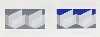 Work: Josef Albers Biconjugate: Portfolio 2  Folder 23; from Formulation Articulation; edition 238/1000
