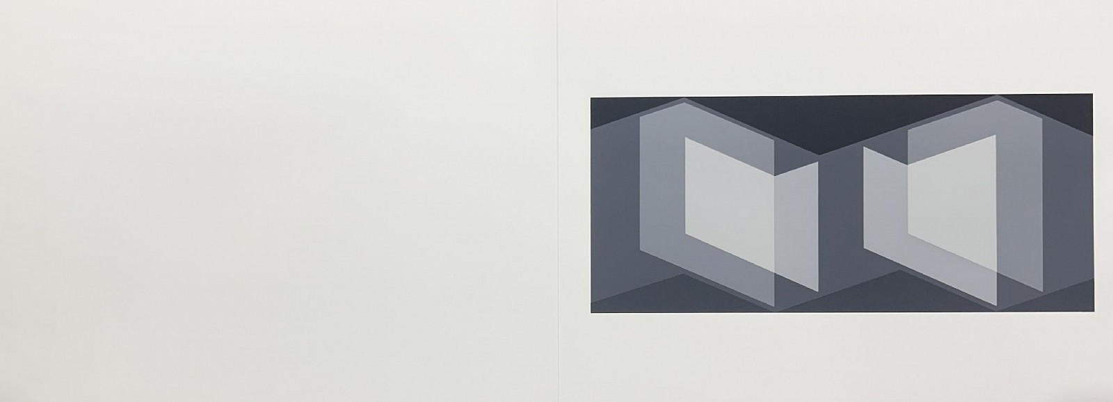 Josef Albers, Biconjugate: Portfolio 2  Folder 7; from Formulation Articulation; edition 238/1000, 1972
screenprint on Mohawk Superfine Bristol paper, 15 x 40 in.
00041
